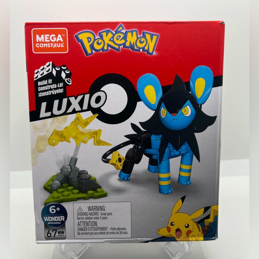 Mega Construx Pokemon Luxio Construction Set 67 Pieces New Sealed 2020‎